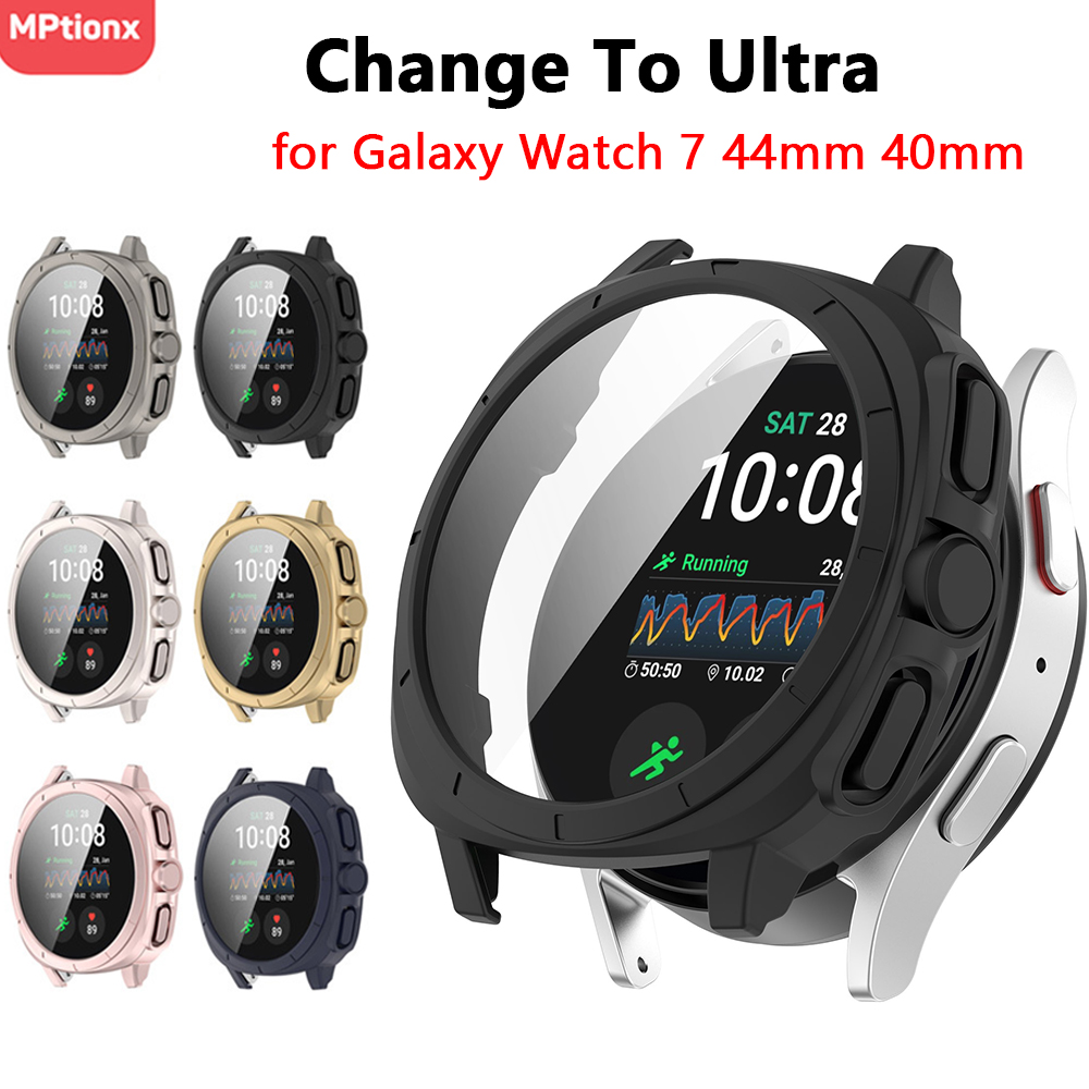 Samsung Smartwatch Accessories - Glass+Case for Samsung Galaxy Watch 7