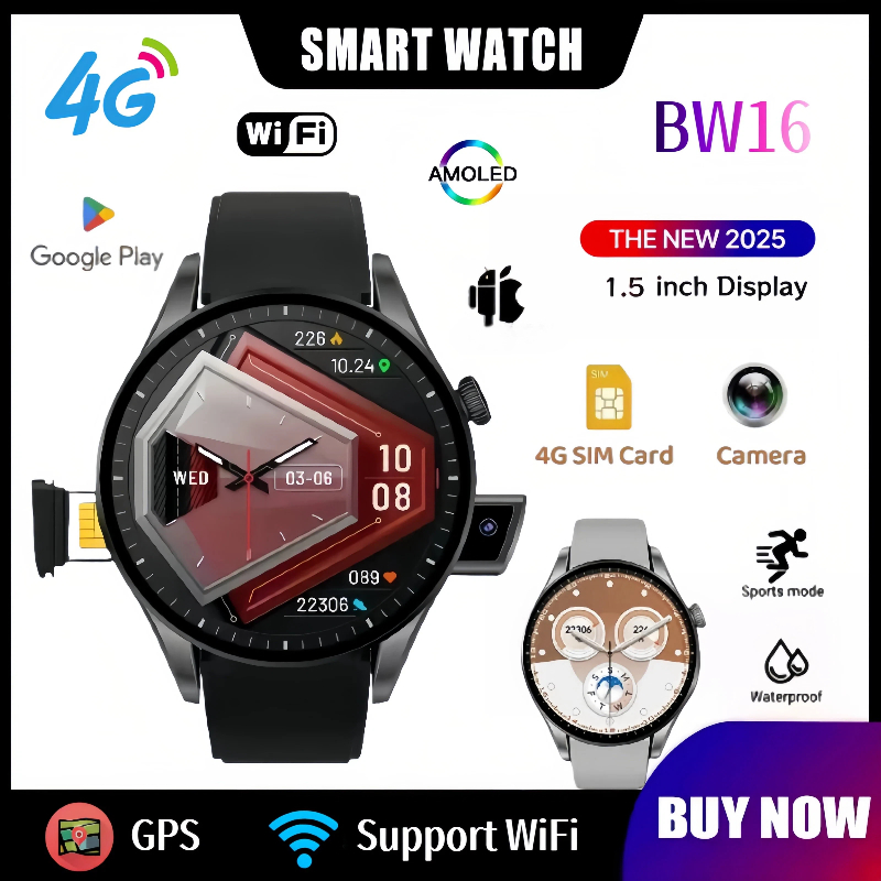 Smartwatch Id - New 4G Smartwatch BW16: WiFi |GPS|Android