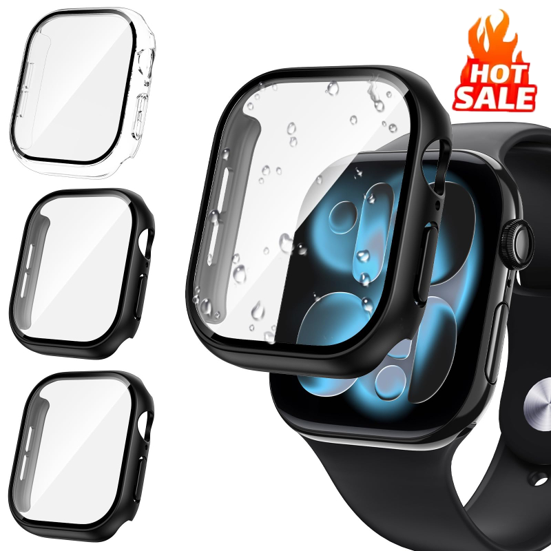 Apple Smartwatch Accessories - 3pcs Glass+Cover For Apple Watch case