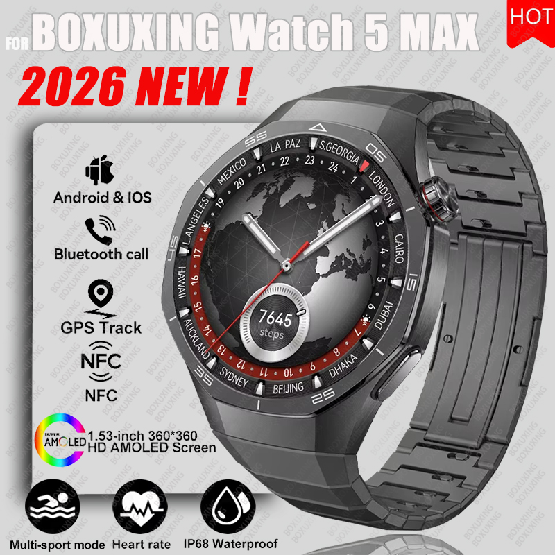 Smartwatch Instagram - 2026 New BOXUXING Watch 5 MAX