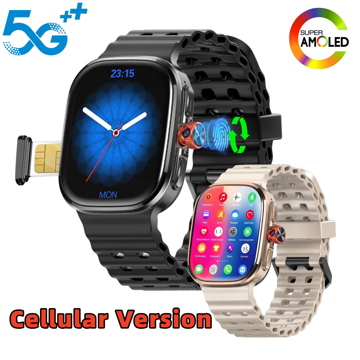 Smartwatch Id - M99 Pro Android 15.0 2.29‘’ Amoled
