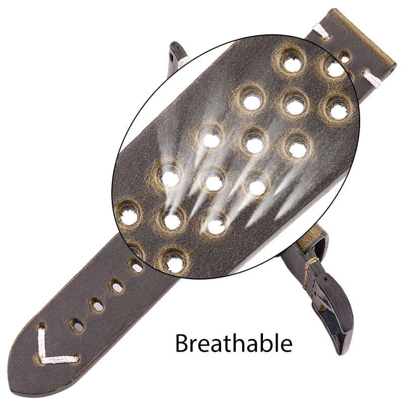 Breathable Genuine Leather Qui - огляд і ціна Nylon Nato Strap