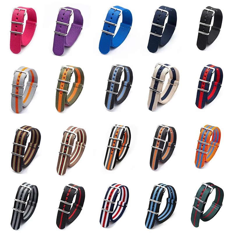 18/20/22/24mm Cambos Stripes S - огляд і ціна Nylon Nato Strap