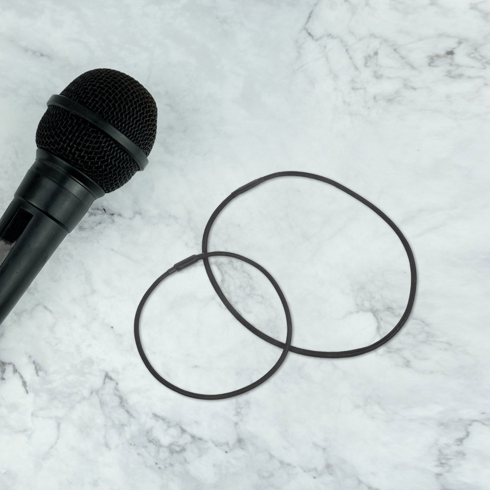 12Pcs Black Microphone Shock M - огляд і ціна Silicone Band Replacement