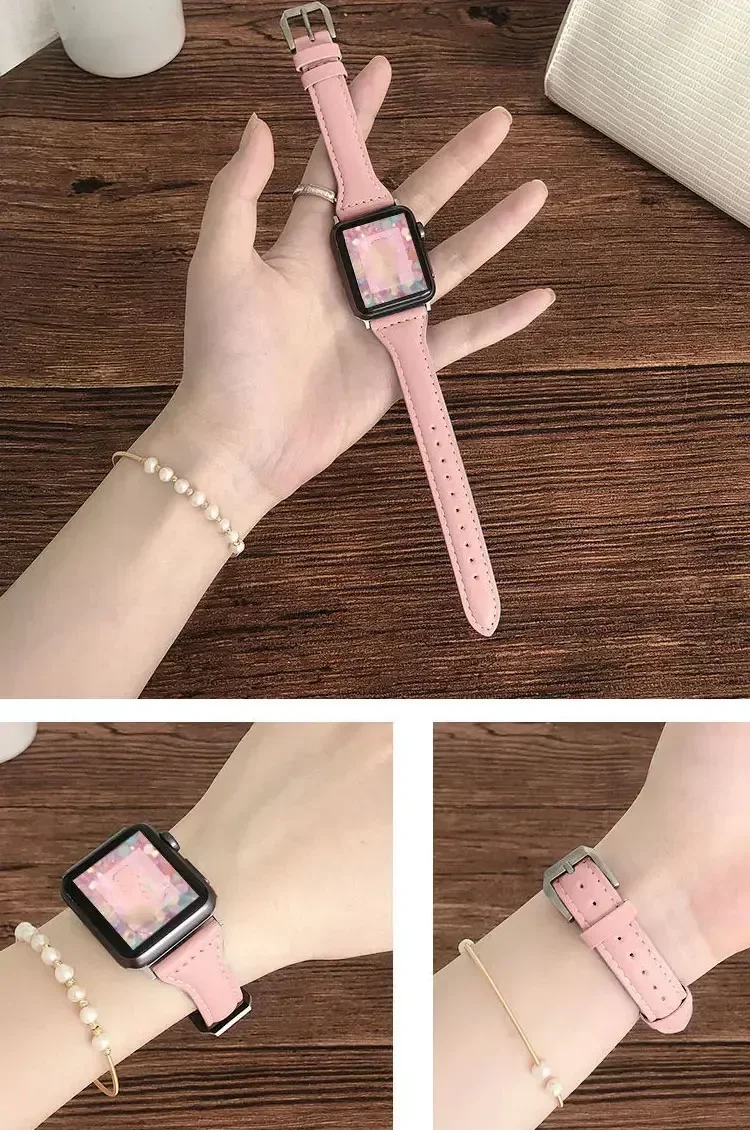 Slim Leather Strap For Apple W - огляд і ціна Apple Smartwatch Accessories