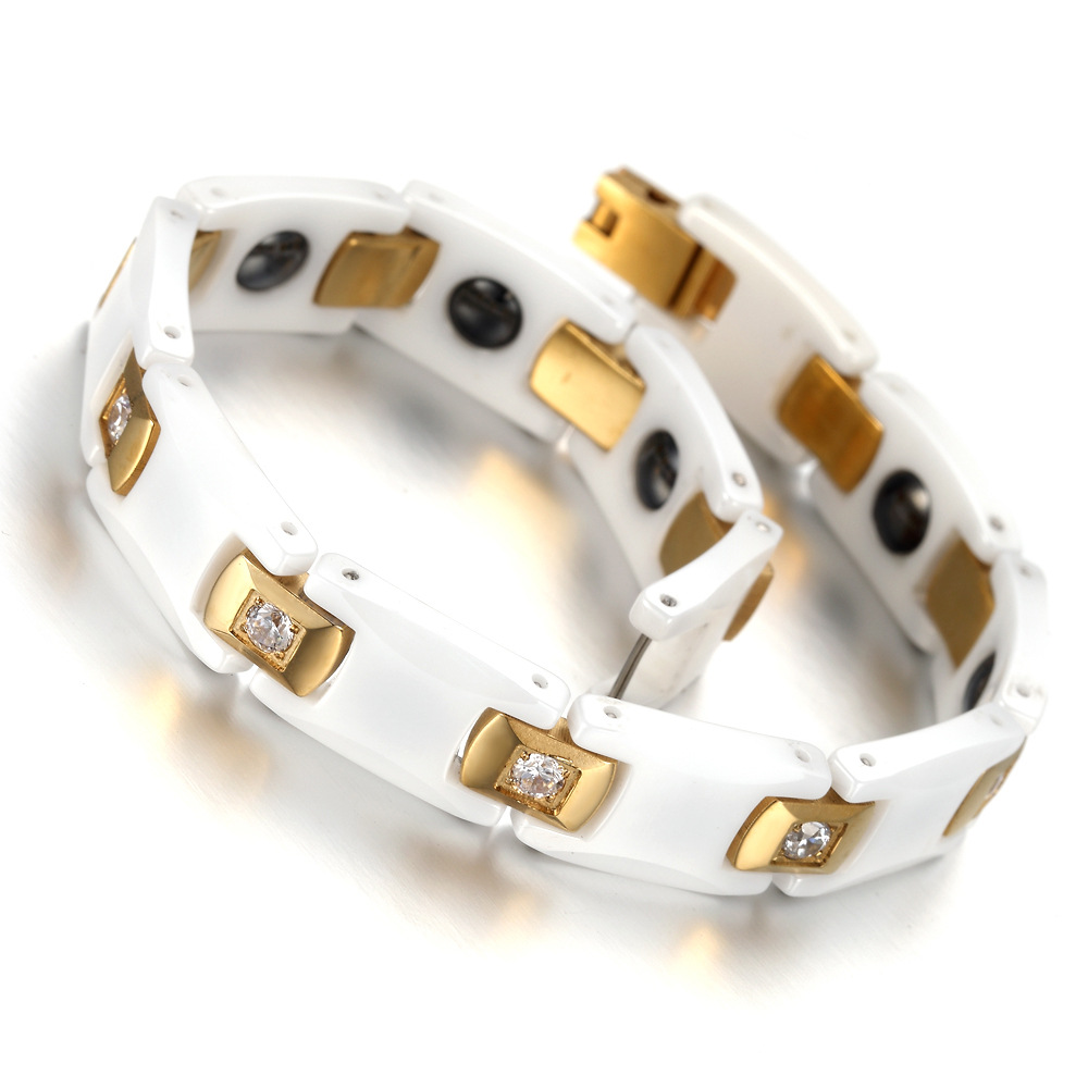 Vinterly Bracelets for Women C - огляд і ціна Ceramic Link Bracelet