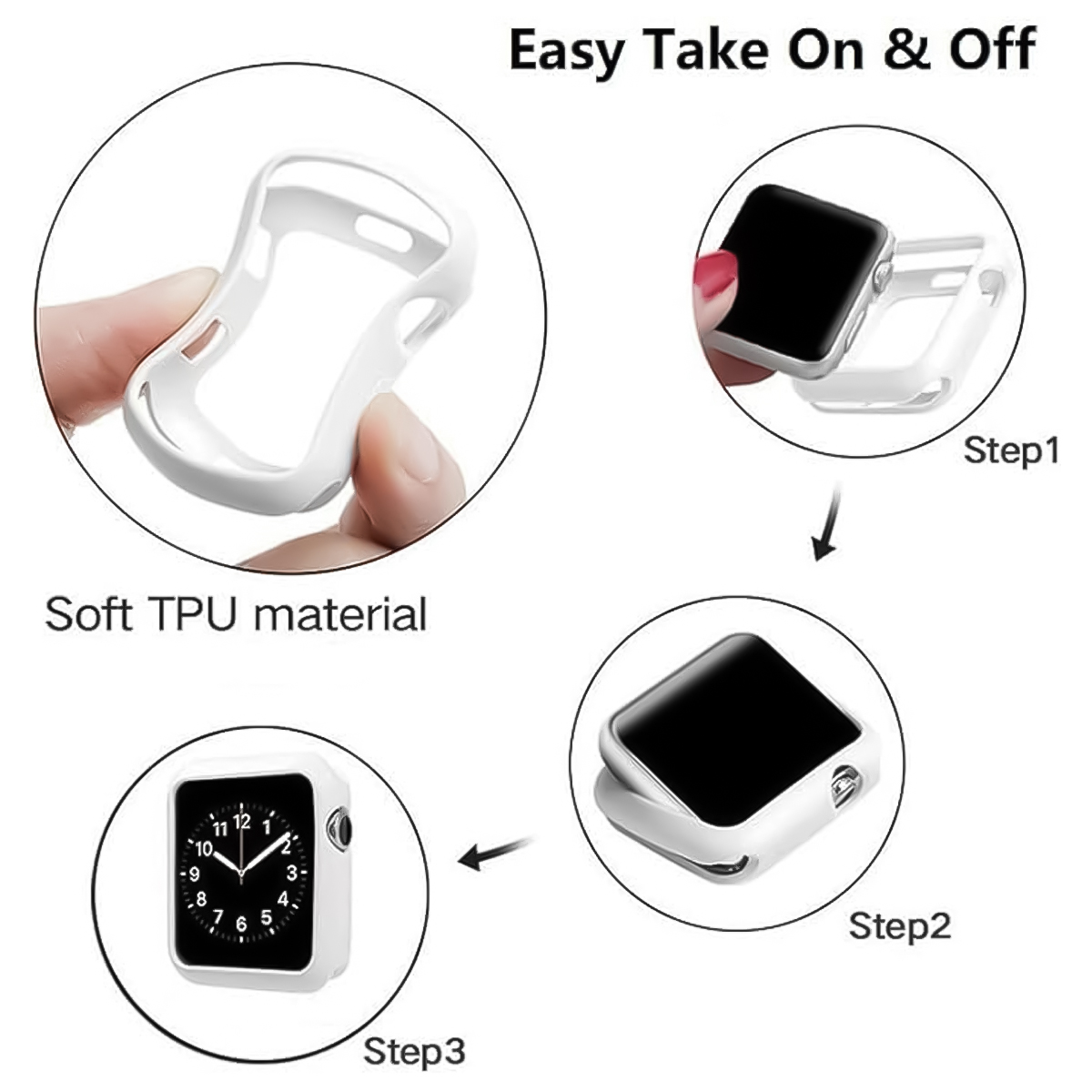 TPU Silicone Case For Huawei W - огляд і ціна Huawei Smartwatch Accessories