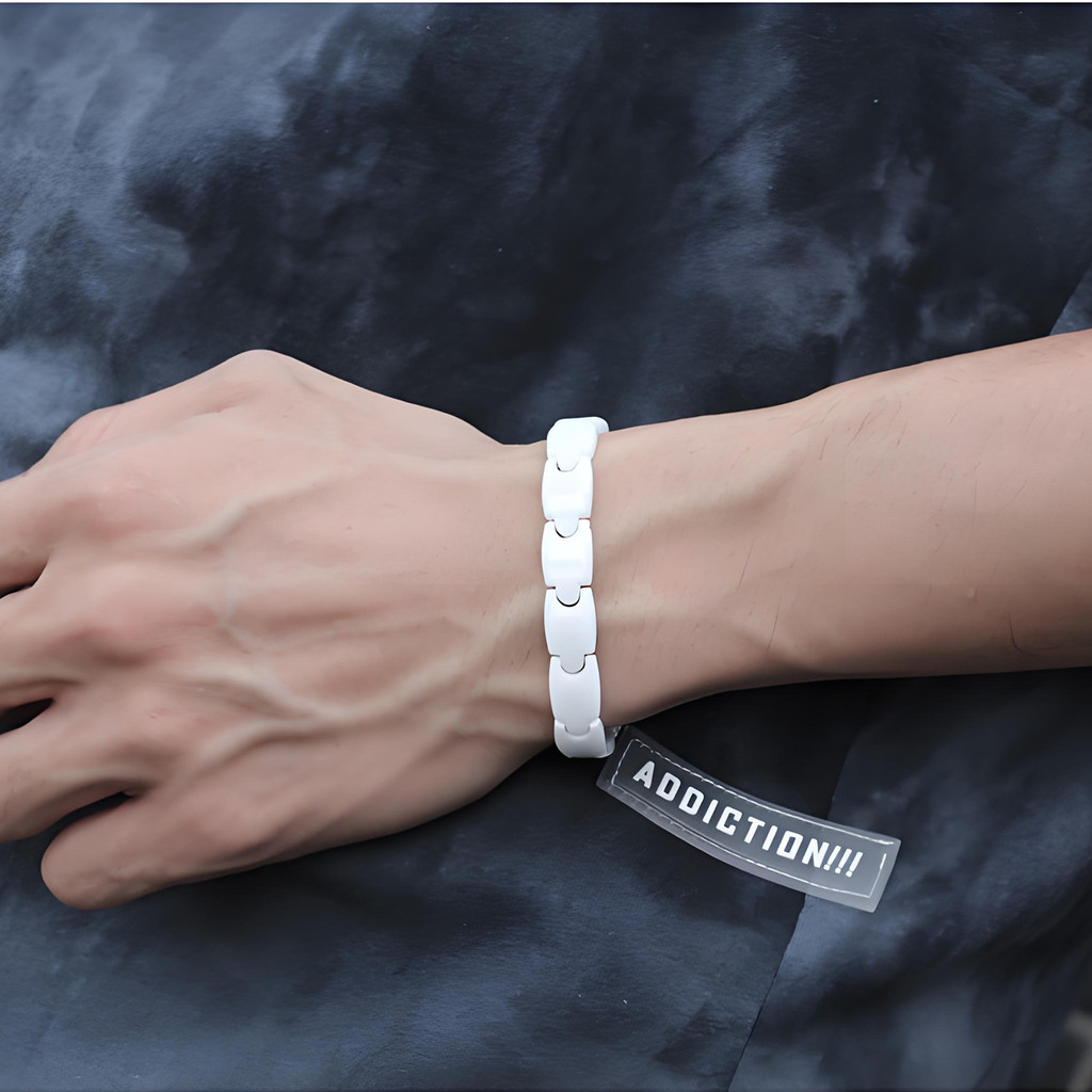 Aradoo Premium Ceramic Hematit - огляд і ціна Ceramic Link Bracelet