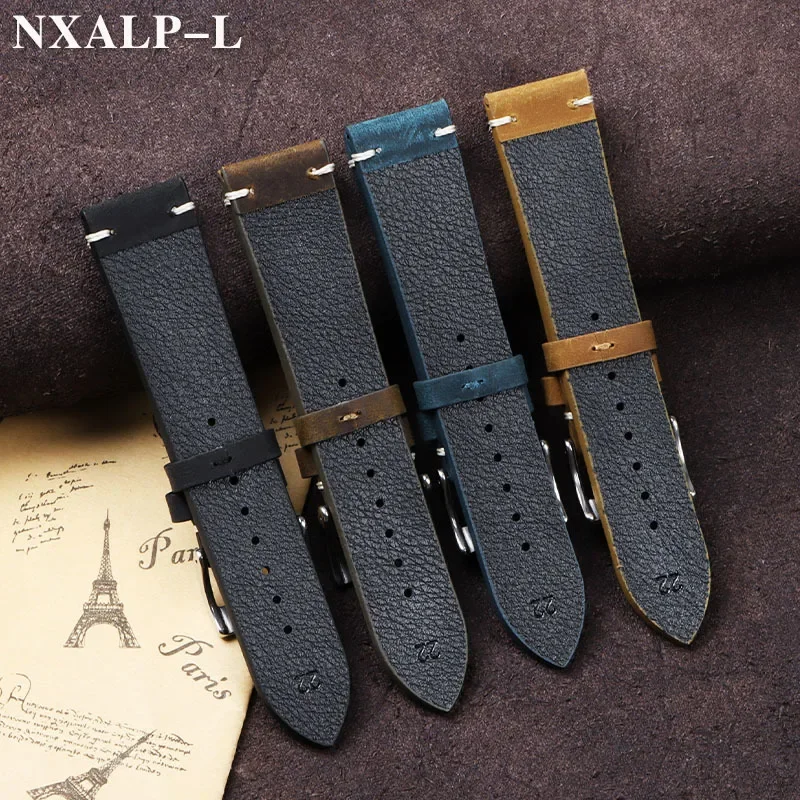 Vintage Oil Wax Leather Watch  - огляд і ціна Nylon Nato Strap