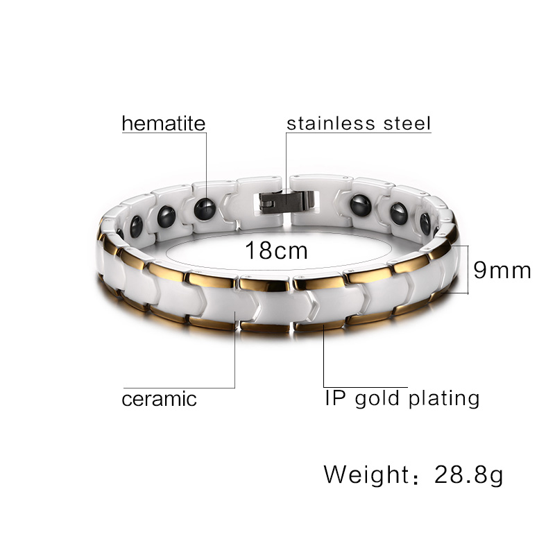 Vinterly Bracelets for Women A - огляд і ціна Ceramic Link Bracelet