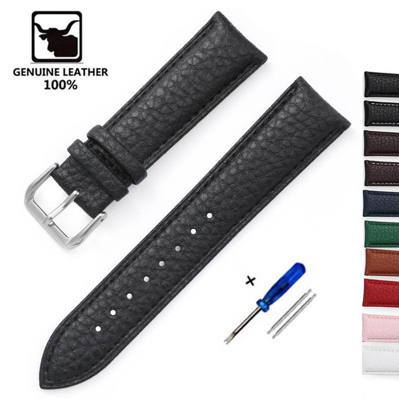 Litchi Pattern Soft Leather Wa - огляд і ціна Nylon Nato Strap