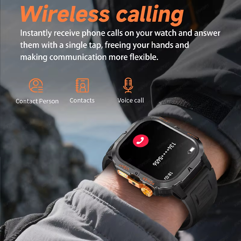 2026 Rugged Military Smart Wat - огляд і ціна Smartwatch M Active