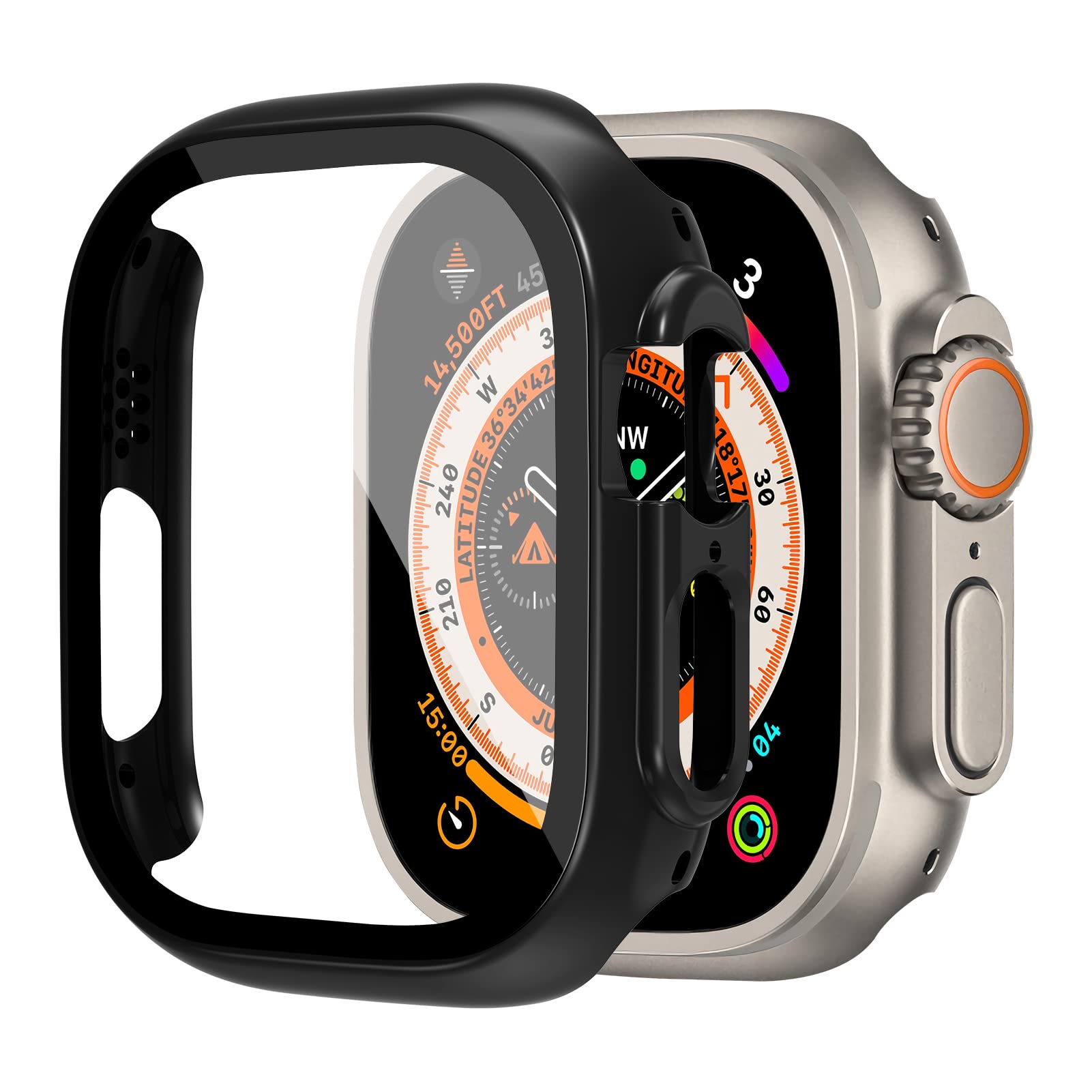 Glass+case For Apple Watch Ult - огляд і ціна Apple Smartwatch Accessories