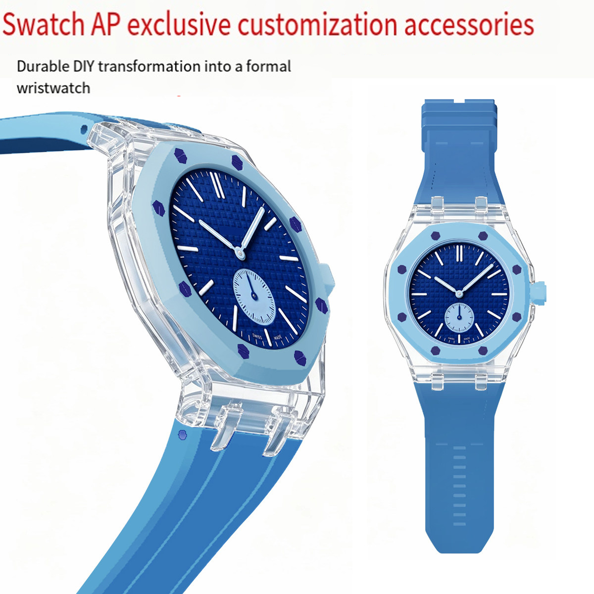 For AP Swatch Co branded Modif - огляд і ціна Silicone Band Replacement
