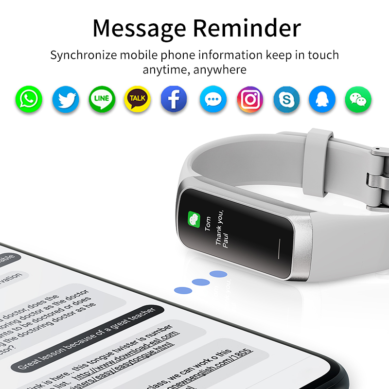 LIGE 1.1 Inch Amoled Heart Rat - огляд і ціна Android Smartwatch Accessories