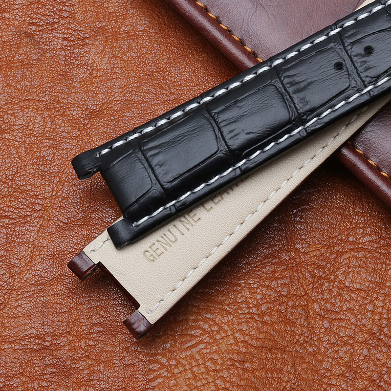 Notched Leather Watch strap 20 - огляд і ціна Smartwatch Guess