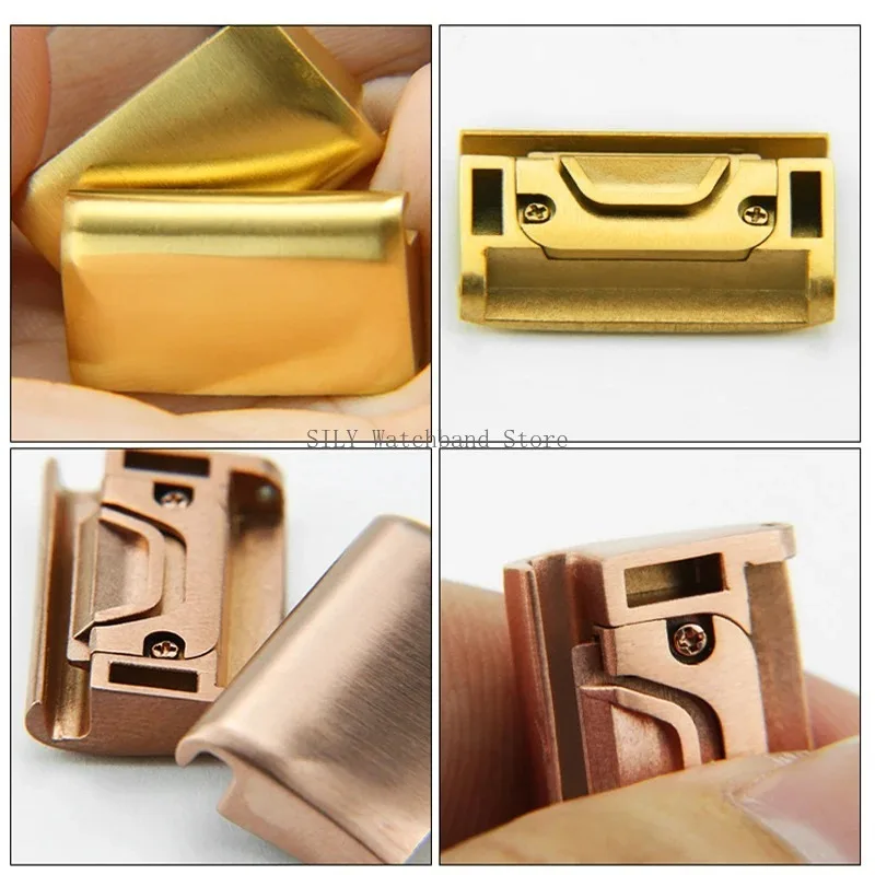 2PCS  Quick-Fit Metal Bands Co - огляд і ціна Watch Band Connector