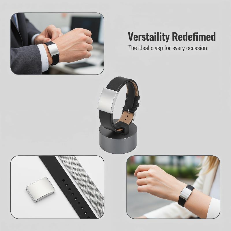 @*Step Design Watch Band Clasp - огляд і ціна Smartwatch Straps & Accessories