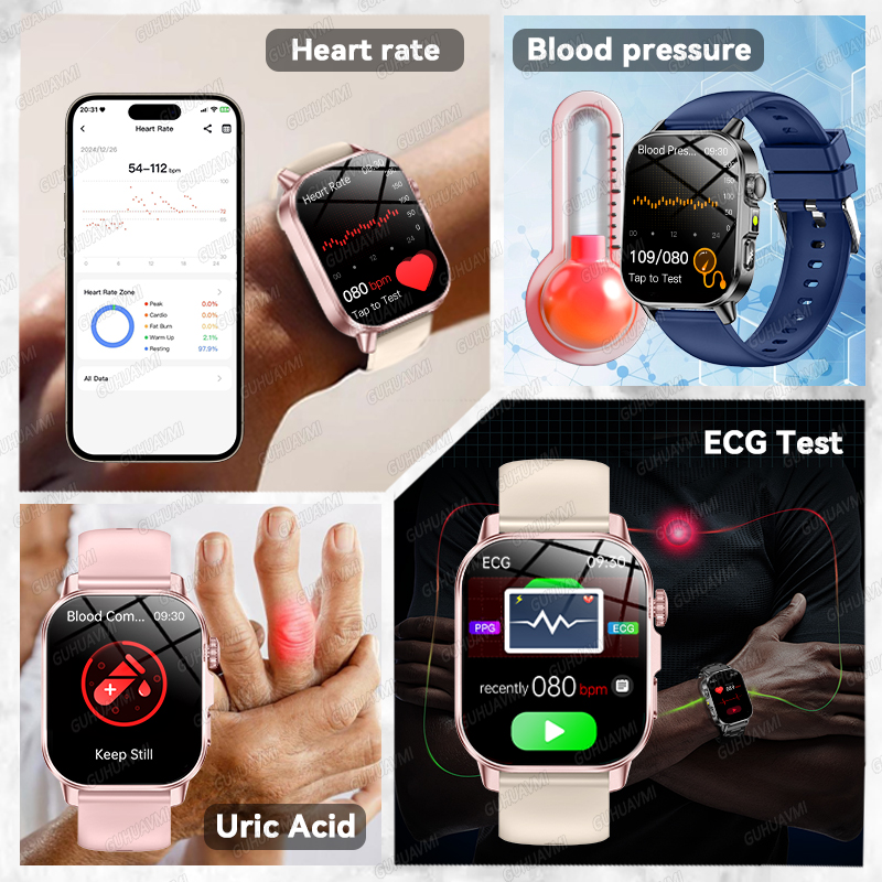 GUHUAVMI 2026 New Precise Heal - огляд і ціна Android Smartwatch Accessories