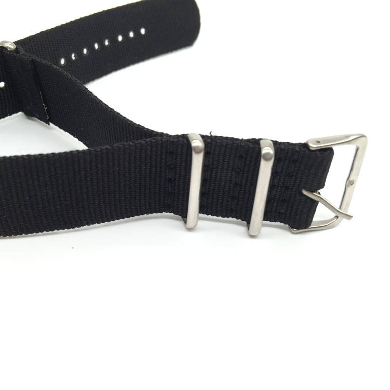 Black Nylon Strap for 16mm 18m - огляд і ціна Nylon Nato Strap