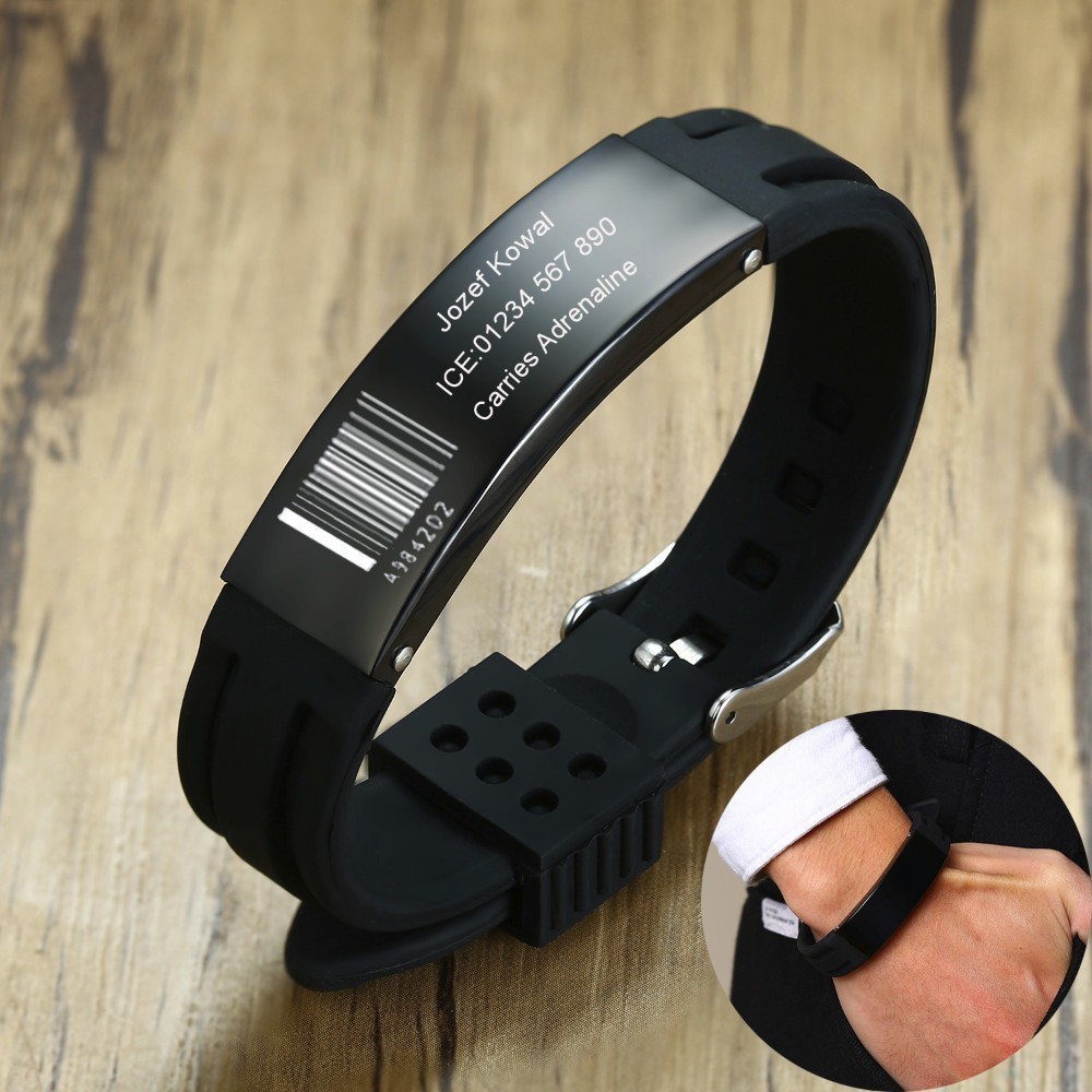 Personalized Silicone Bracelet - огляд і ціна Silicone Band Replacement