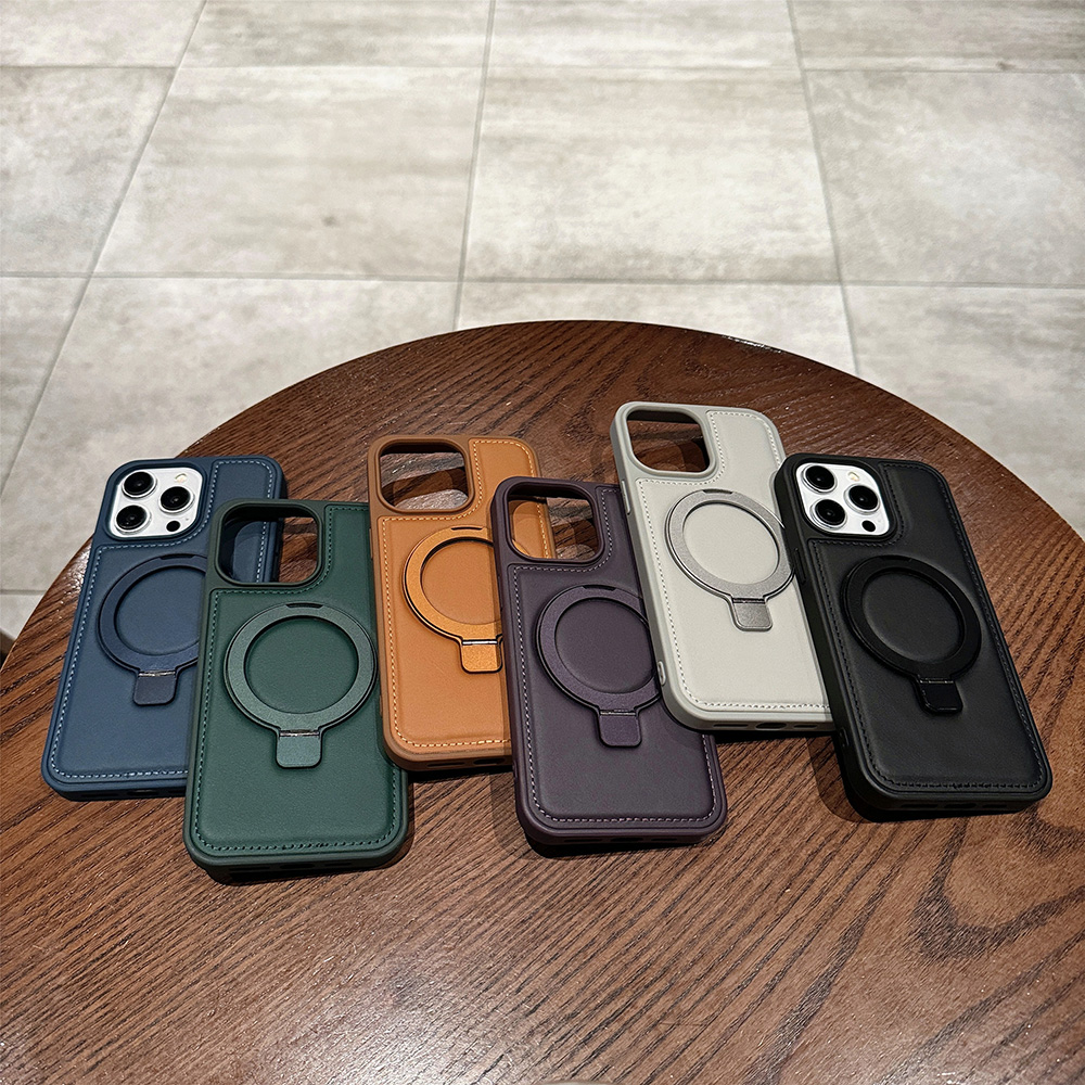 PU Leather Magnetic Case for A - огляд і ціна Magnetic Charging Stand