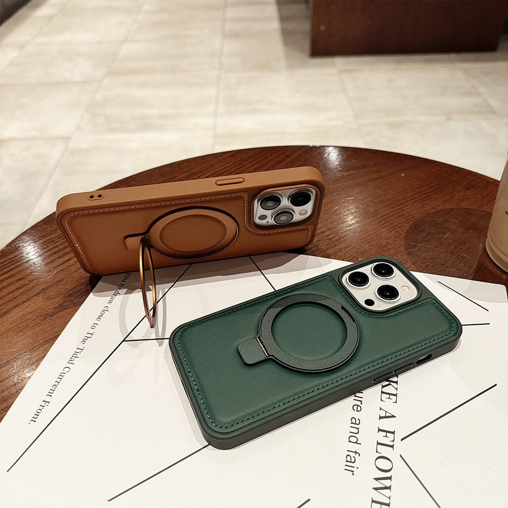 PU Leather Magnetic Case for A - огляд і ціна Magnetic Charging Stand