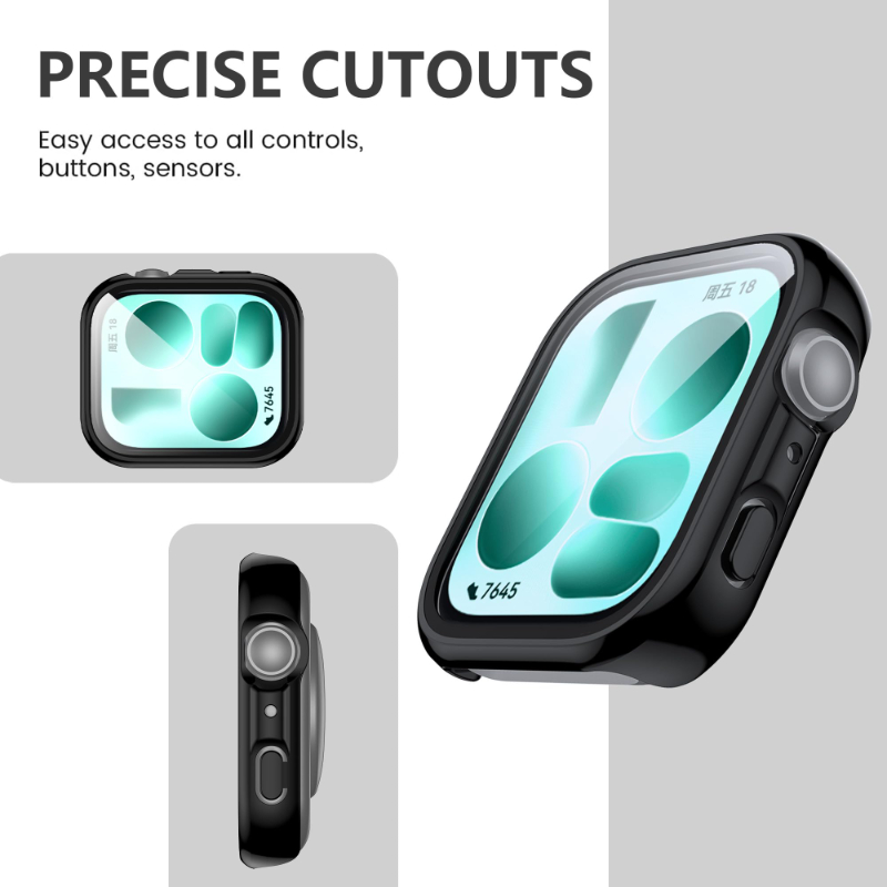 Glass+Case for Huawei Watch Fi - огляд і ціна Huawei Smartwatch Accessories