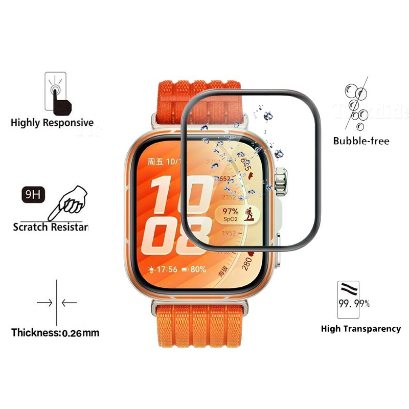 Soft Tempered Glass for Huawei - огляд і ціна Huawei Smartwatch Accessories