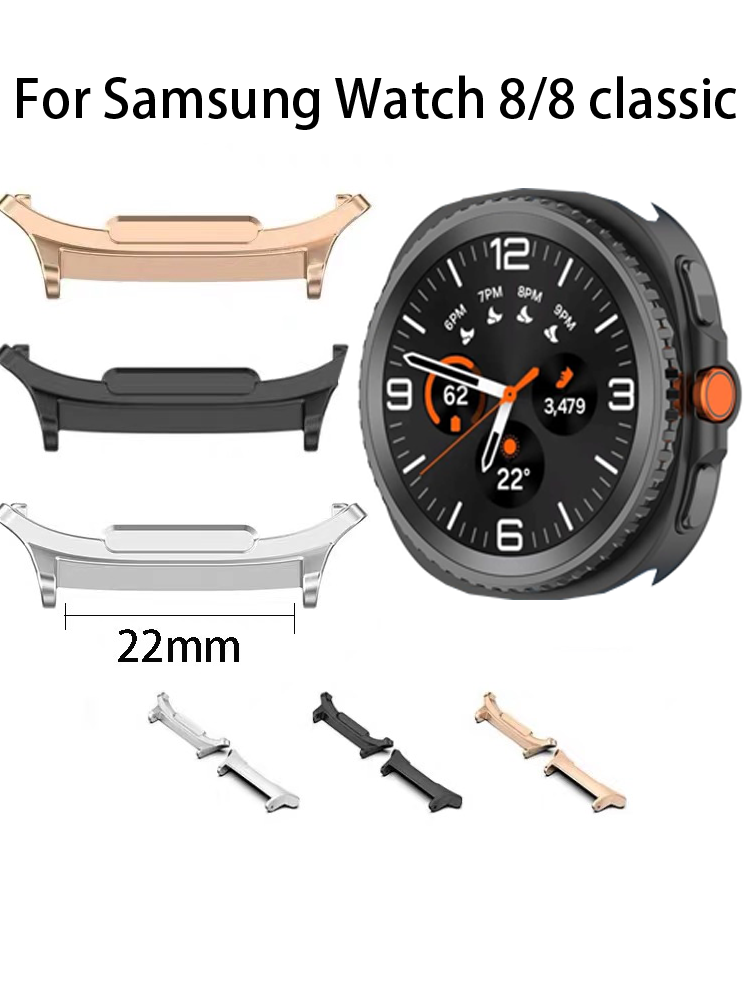 22mm WatchBand Connector for s - огляд і ціна Smartwatch Straps & Accessories